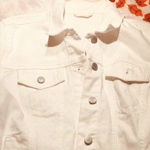 White Jean jacket